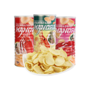 玛努拉香酥虾泰式木薯片罐装 Manora Fried Shrimp Chips