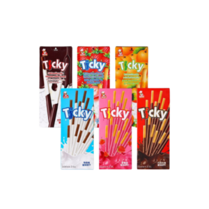 派手指涂层装饰饼干 Thai Ticky Snacks